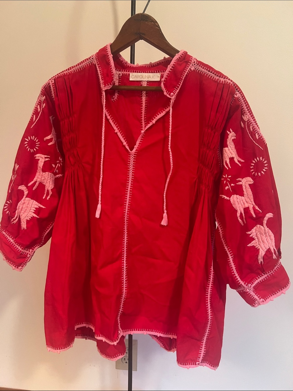 Carolina K Embroidered Blouse